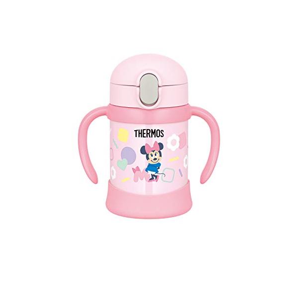 他サイト： サーモス(THERMOS) まほうびんのベビーストローマグ FJL-250DS ピンク (P) ミニー 250ml ピンク(ミニー) 1個 (xの商品画像