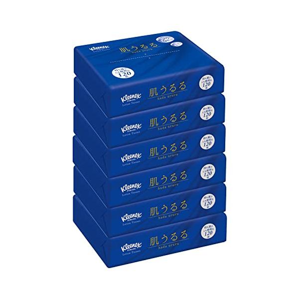 ・ブルー 240枚×6個 4901750481360・Color:ブルーSize:240枚×6個・天然由来の植物性保湿成分とコラーゲン配合のローションティシュー・ブラント名:クリネックス・メーカー名: 日本製紙クレシア・商品の重量: 0.8...