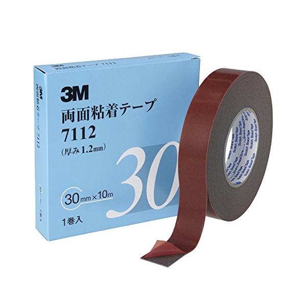 他サイト： 3M 両面粘着テープ 7112 30mm幅x10m 7112 30 AADの商品画像