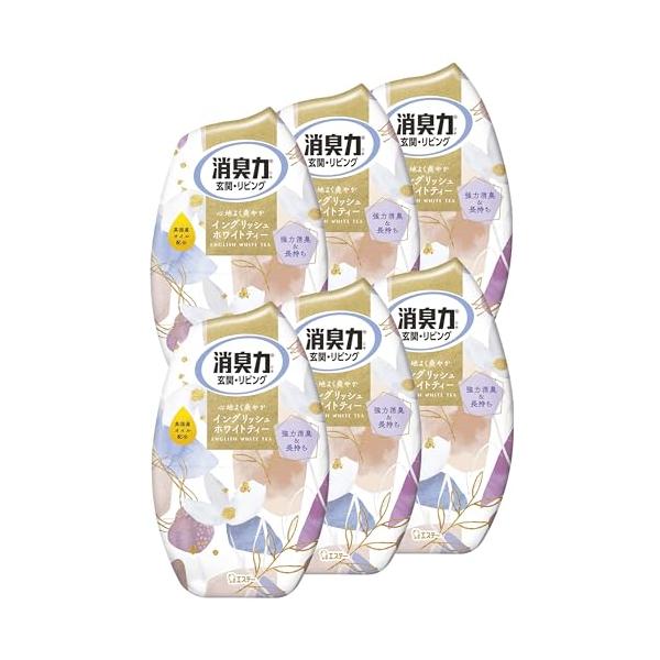 他サイト： 消臭力 [まとめ買い] 玄関 リビング 部屋用 置き型 イングリッシュホワイトティー 400mL×6個 お部屋の消臭力 部屋 寝室 消臭剤 消臭の商品画像