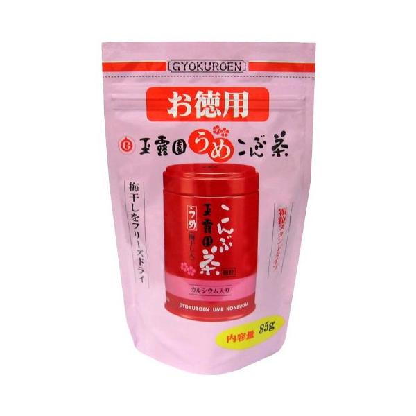 他サイト： 玉露園 梅こんぶ茶 お徳用スタンドパック 85gの商品画像