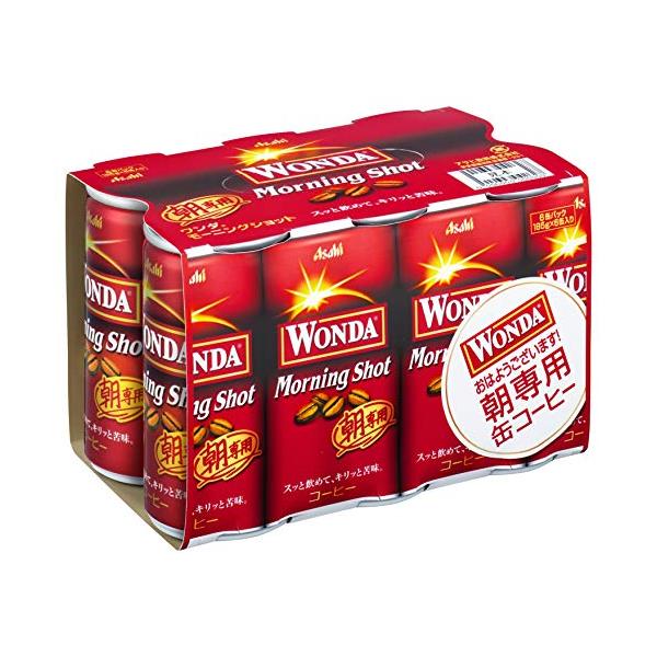 他サイト： アサヒ飲料 ワンダモーニングショット 185g 6本パックの商品画像