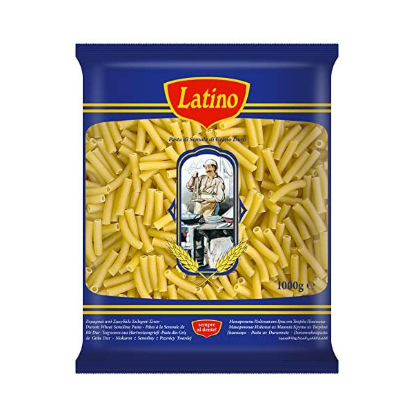 マカロニ・ 1キログラム (x 1) ・・Style:マカロニ・内容量:1kg・カロリー:355kcal/100gあたり・原材料:デュラム小麦のセモリナ・商品サイズ(高さx奥行x幅):50mm×210mm×225mm