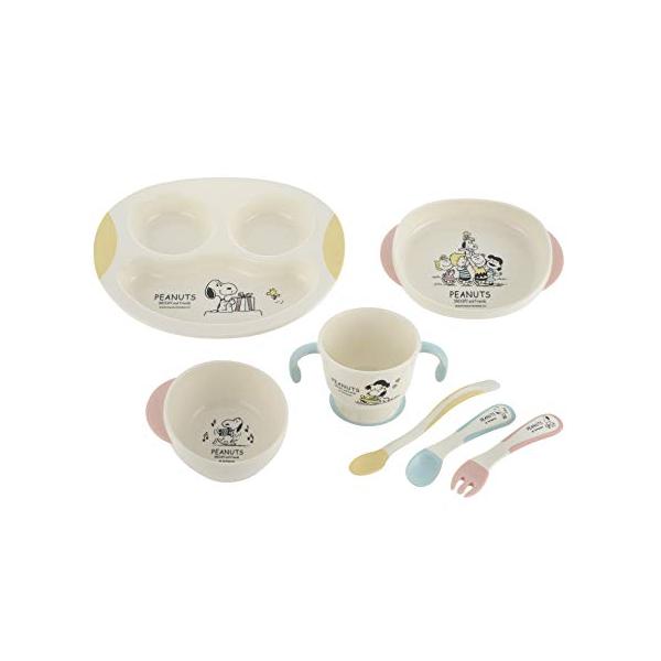 他サイト： リッチェル ピーナッツコレクション ステップアップできたね! お食事セット 7個アソートの商品画像