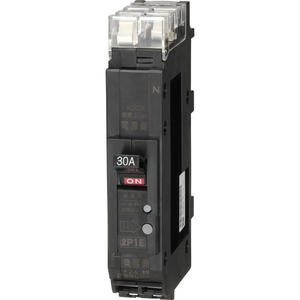 日東工業 PGX51TA 2P 20A F30 プラグインスリム漏電ブレーカ : YS電材