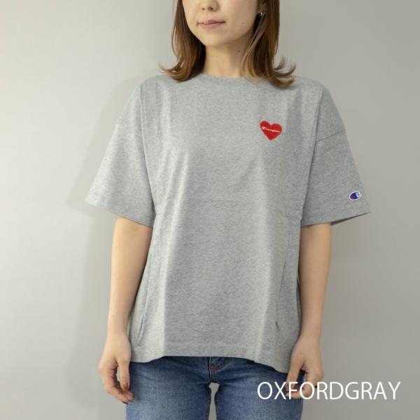 チャンピオン Tシャツ レディース 半袖 ハート刺繍 クルーネック ビッグシルエット オーバーサイズ ビッグtシャツ オーバーtシャツ 春 夏 服 ブランド Cw T302 Buyee Buyee Japanese Proxy Service Buy From Japan Bot Online