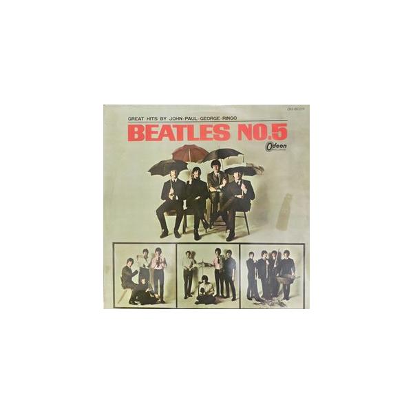 ビートルズ　レコード　No5 OR-8028 ザ・ビートルズ NO.5 OR-8028 赤盤 中古洋楽LPレコード : 音吉