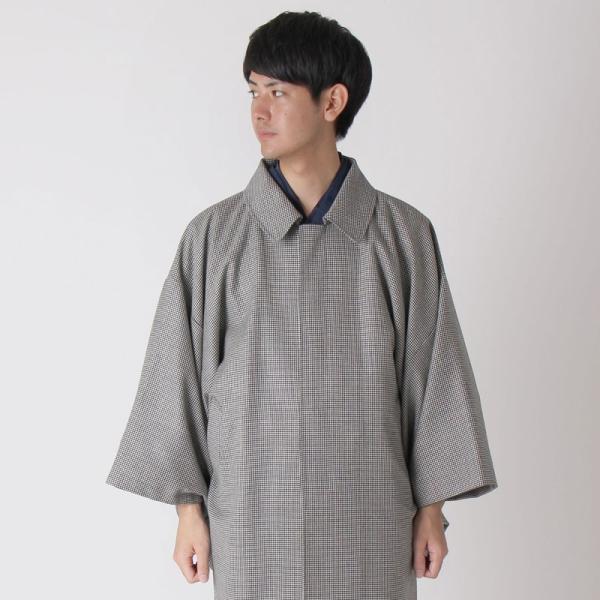 コート メンズ 男 ウール 角袖コート 千鳥柄 和装コート 着物コート 日本製 5106 Buyee Buyee 日本の通販商品 オークションの入札サポート 購入サポートサービス