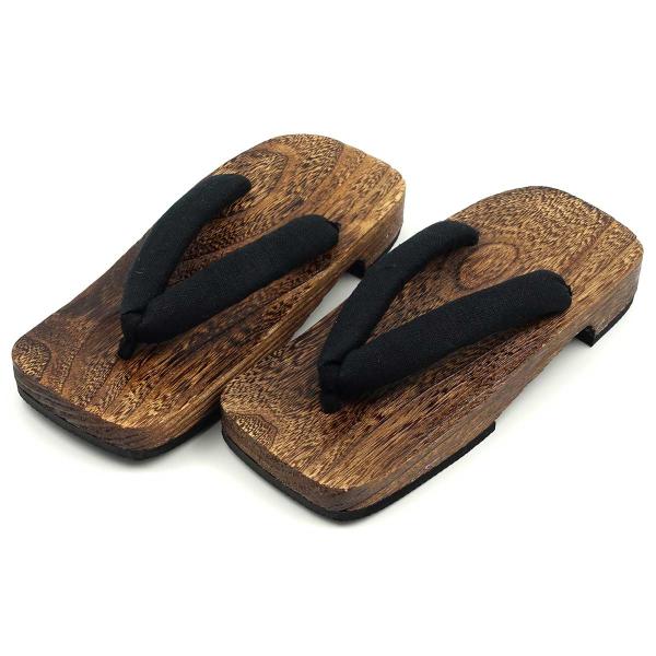 ■和装だけでなく普段着にも使える右近下駄　シンプルな流線型のデザインなので浴衣はもちろんジーンズなどの洋服とも相性の良い男の桐下駄です。■サイズ：S-LL（目安サイズ23.5-28.5cm）Sサイズ：目安サイズ：23.5cm-24.5cmM...