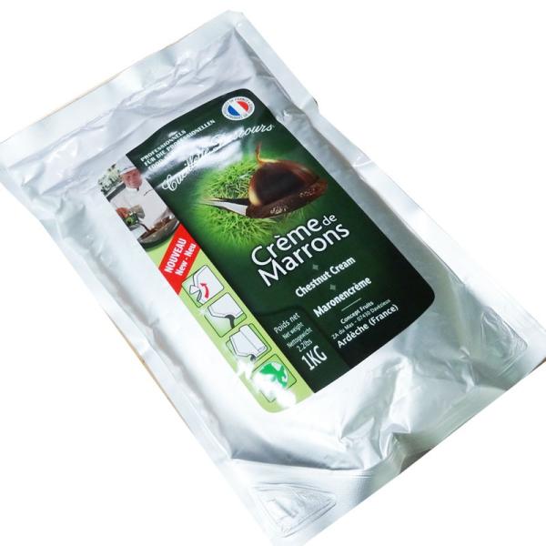 栗の風味がまんてん、しかも経済的。お菓子作りやパン作りなどの材料として幅広い用途にお使いいただけます。◎マロンクリームの特徴・栗の風味が強い・経済的・使いやすいペーストタイプ◎おすすめ利用シーン菓子材料、パン材料