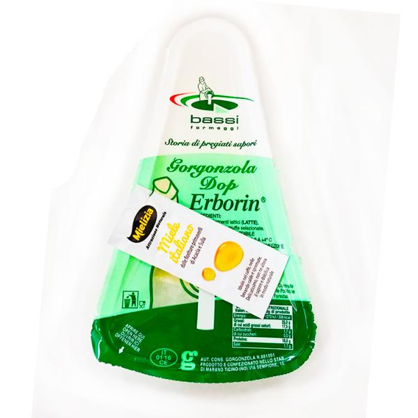 青カビ チーズ ゴルゴンゾーラ ドルチェ DOP 100g 蜂蜜付き イタリア産