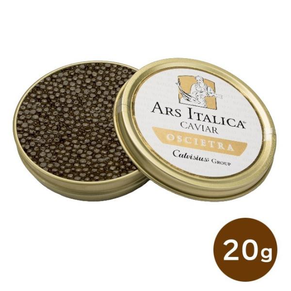 キャビア イタリア産 オシェトラ ロイヤル フレッシュ 20g 缶入り ロシアチョウザメ 非加熱 オセトラ 冷蔵