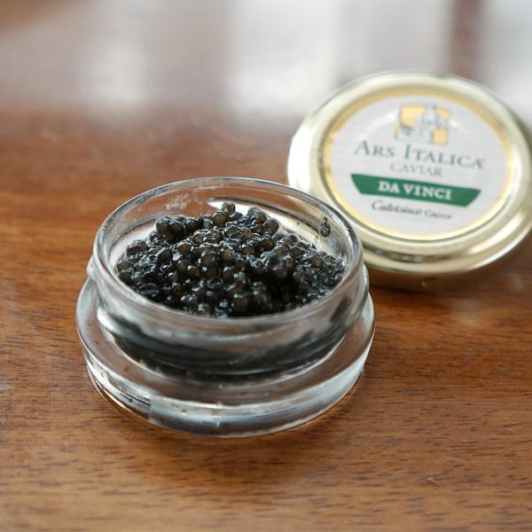 キャビア イタリア産 ダヴィンチ 12g 瓶入り アドリアチョウザメ パスチュライズ 冷蔵