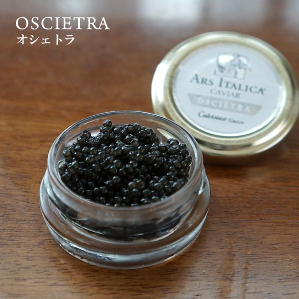 キャビア イタリア産 オシェトラ 12g 瓶入り ロシアチョウザメ オシェトラ種 パスチュライズ 冷蔵 オセトラ