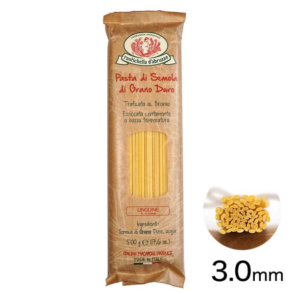 お買得☆ パスタ リングイネ 500g×3袋 ～買い置きにお勧め～ パスタ ルスティケーラ リングイネ 3.0mm 500g イタリア産 常温