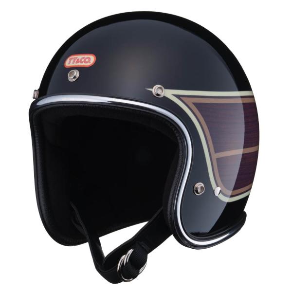 ★★在庫限りのため、プレミアム会員価格の商品は返品・交換不可あらかじめご了承ください★★OTONAGARAGE別注！　オリジナル ウッドパネルパターン プリントモデルTT＆CO.へオリジナルデザインのヘルメットの制作を依頼。先行で販売したデ...