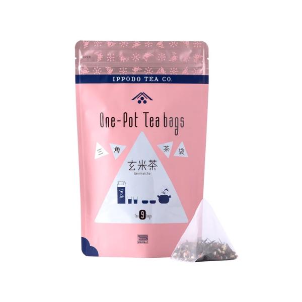 一保堂茶舗 三角茶袋玄米茶9袋入(10g×9袋)大容量（1ポット用）京都寺町 2025/10/01