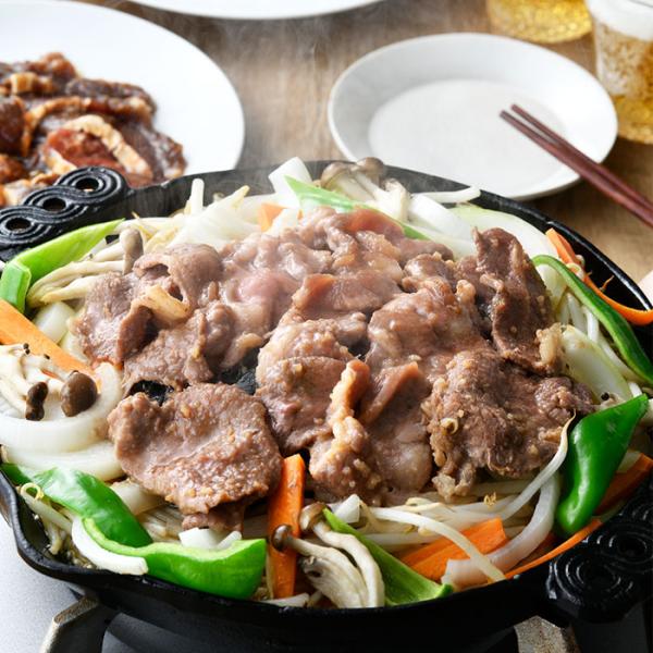 羊肉のロースと小羊の上肉を厳選。それぞれ生の野菜果汁から作った秘伝ダレに漬け込んであり、焼けば生醤油やニンニクが香り立って食欲を刺激する。ロースは辛味噌味もセットに。しっかり味付けされた肉はいずれも柔らかく、濃厚な旨みが口中に充満！ ご飯が...