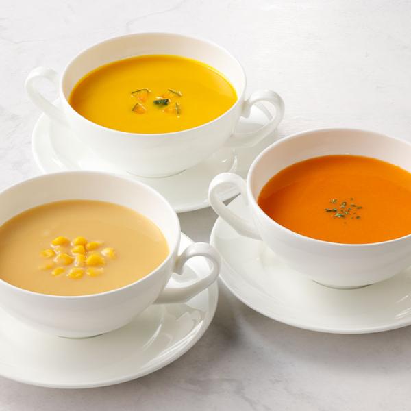 ホテルニューオータニ レトルトスープセット（6個入） つぶ入りコーン 10種野菜クリームスープ パンプキンクリームスープ 贅沢 御歳暮ギフト