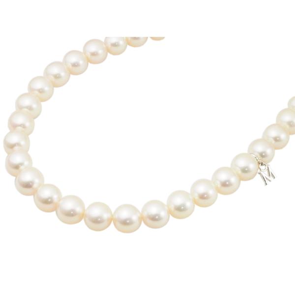 【希少サイズ】ミキモト パール ネックレス 大珠 約8㎜珠 K14WG MIKIMOTO（ミキモト） 音羽屋□ パール/7.5〜8mm K14WG 真珠 ホワイト