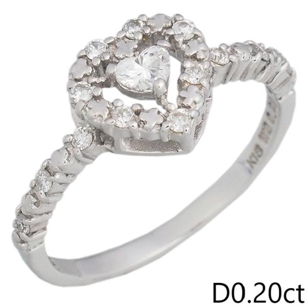 音羽屋□ アーカー AHKAH ダイヤモンド/0.20ct K18WG プリンセス 音羽屋□ アーカー AHKAH ダイヤモンド/0.20ct K18WG プリンセス