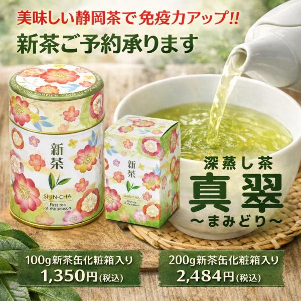 新茶 静岡茶 深蒸し茶 200g21袋 日本茶緑茶 深蒸し茶 新茶 緑茶 深蒸し茶 真翠 100g新茶缶 200g新茶缶 日本茶 静岡茶ギフト