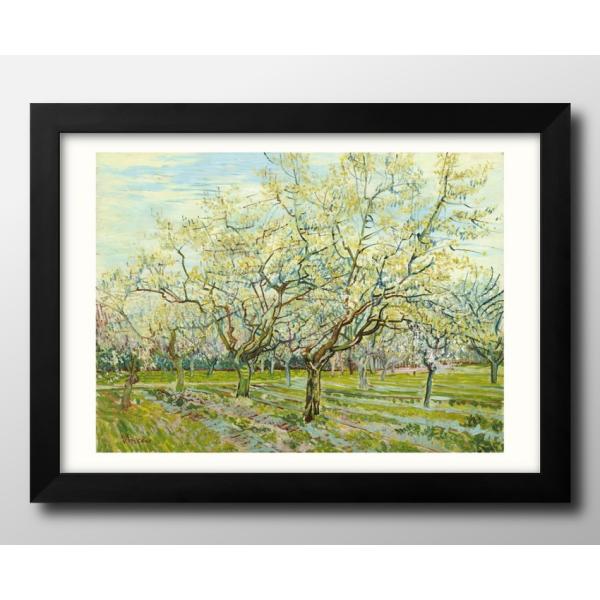 日本製 ポスター 11171 フィンセント・ファン・ゴッホ The White Orchard 絵画 インテリア A3サイズ アート 新築祝い ギフト 模様替え 北欧  管理ID: