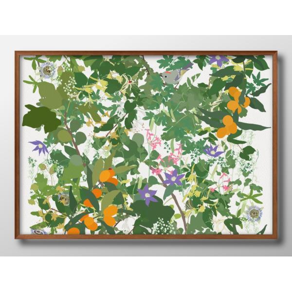 ポスター フラワー 花 ボタニカル 植物 北欧 絵画 インテリア A3サイズ アート 新築祝い ギフト 模様替え インテリア 管理ID:14328