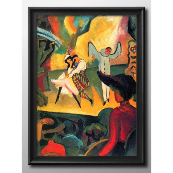 ポスター アウグスト マッケ バレエ・リュス 絵画 インテリア A3サイズ