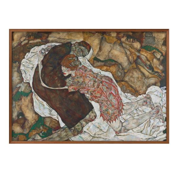 日本製 ポスター 1610 エゴン・シーレ 死と乙女 絵画 インテリア A3サイズ アート 新築祝い ギフト 模様替え 北欧 管理ID: