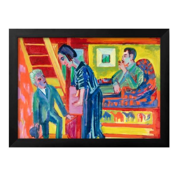 日本製 ポスター 8525 エルンスト・ルートヴィヒ・キルヒナー 絵画 インテリア A3サイズ アート 新築祝い ギフト 模様替え 北欧 管理ID: