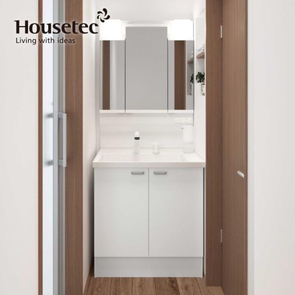 ハウステック 洗面化粧台 HVシリーズ 間口：75cm ※止水栓・組立費