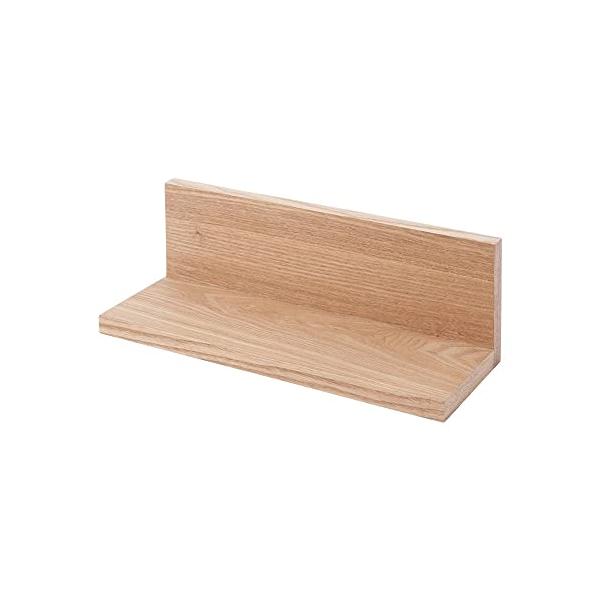 「商品情報」説明【壁掛け飾り棚シリーズ】『賃貸でも安心! 壁へのダメージが少ない、ピンで取り付けるウォールシェルフ』・付属の固定ピンを専用フックにさすだけで取り付けができ、穴が目立たないので賃貸でも安心・小物やCDなどのちょい置きやディスプ...