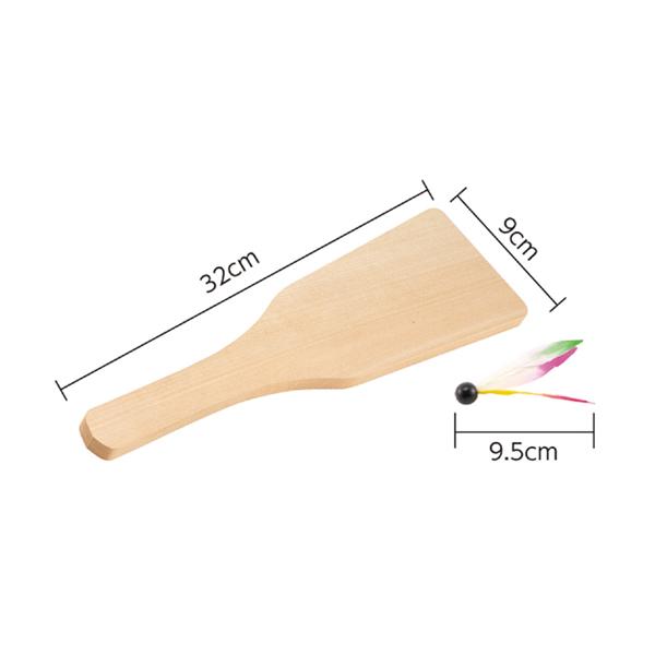 セット内容はごいた×1、羽根×1商品サイズはご板：90×320×10mm、羽根：約50×80ｍｍ材質：木※ポスト投函配達発送です(ゆうパケット、ネコポス等)※代金引換及び日時指定はできません。※注文数量によっては宅配便を使用することもありま...