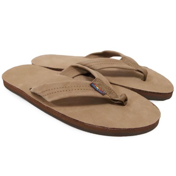 RAINBOW SANDALS C{[T_ 301ALTS MENS LEATHER SANDAL DARK BROWN uE