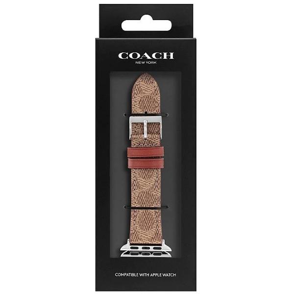 COACH（コーチ） アップルウォッチ レザー 交換バンド 38mm 40mm 41mm