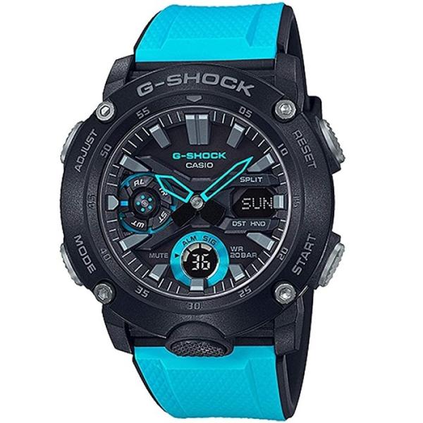 CASIO �J�V�I �r���v G-SHOCK GA-2000-1A2 �����Y �u���[ ���s�A���i