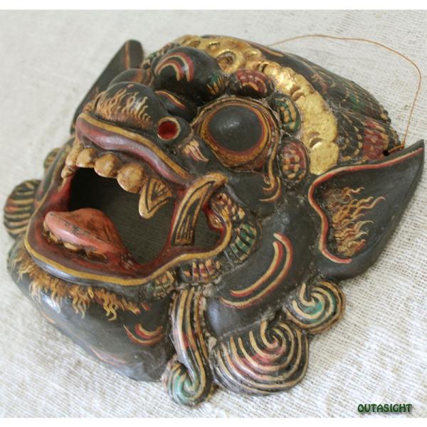 木彫りマスク お面 バロン バリ島 インドネシア Innm 11 Buyee Buyee 日本の通販商品 オークションの代理入札 代理購入