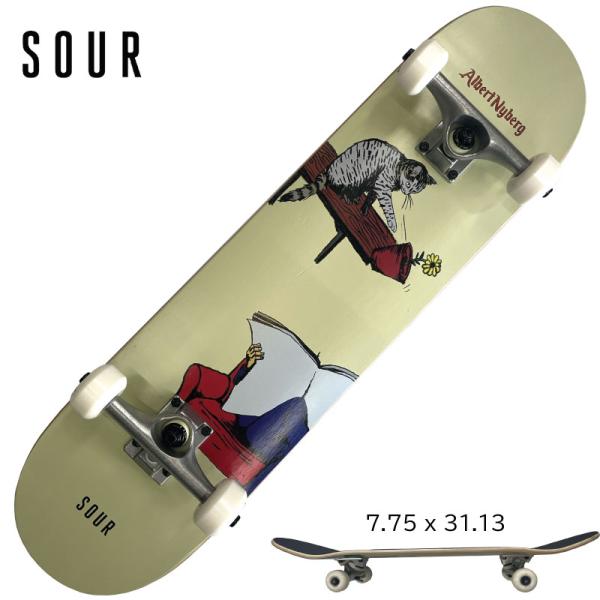スケートボード コンプリートセット SOUR Albert Whoopsy cat 7.875