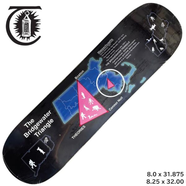 セオリーズ デッキ Theories CONNOR NOLL BRIDGEWATER SKATEBOARD DECK 8.0 8.25 SKATEBOARD スケボー デッキ 超常現象 ブリッジウォータートライアングル