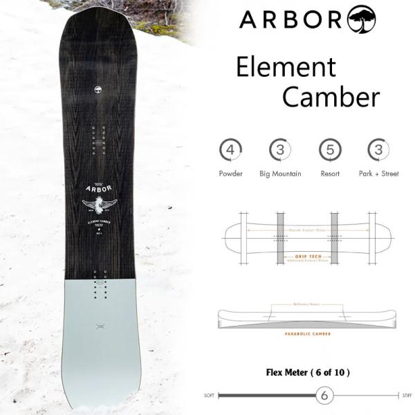 アーバー スノーボード エレメント キャンバー ARBOR ELEMENT CAMBER