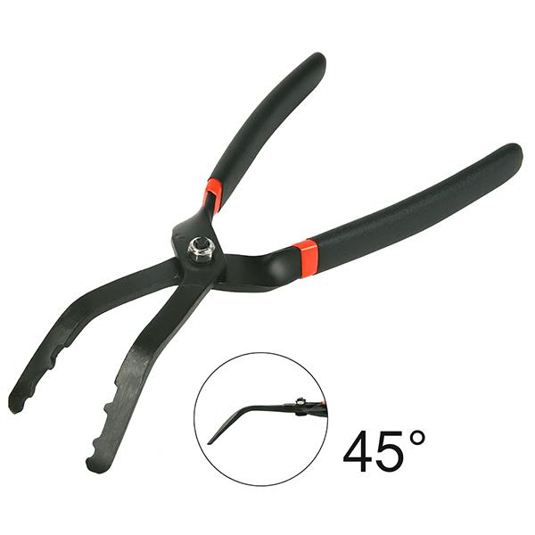 車の内張りや配線などを止めるクリップの中で穴の中にいれると広がるタイプの場合、無理に引くと割れてしまうことがあります。こちらのクリッププライヤーならばクリップの根本を挟んで引き抜けばクリップを破損する恐れもなく効率よく作業を進められます。ノ...