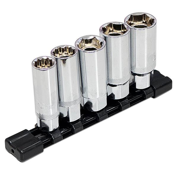 プラグレンチ5点セット スパークプラグ交換用ソケットレンチ16ｍｍ-21ｍｍセット ODGN2-T347