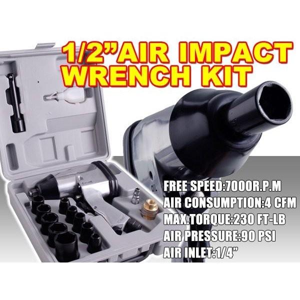 17pc エアーインパクトレンチセット タイヤ交換などに ODGT1-YZ021 