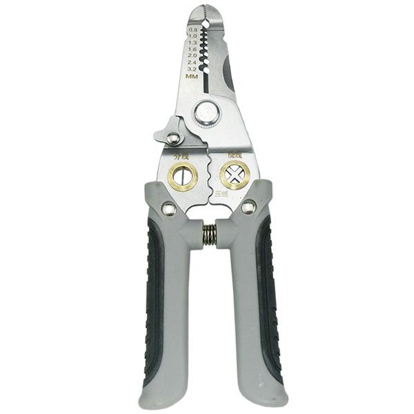 もちろん、以下のように手直ししました：【多機能電工プライヤー】：0.8-3.2 mmのソリッド銅線、撚り線、ケーブルワイヤーをストリップし、ワイヤーの効率的な接続と切断をサポートします。【耐久性に優れた設計】：高炭素鋼製のペンチヘッドは、電...