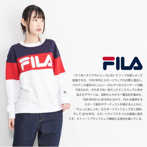 Fila フィラ トレーナー レディース スウェット 上 長袖 薄手 厚手 おしゃれ スポーツ ブランド Fl1505 Buyee Buyee Japanese Proxy Service Buy From Japan Bot Online