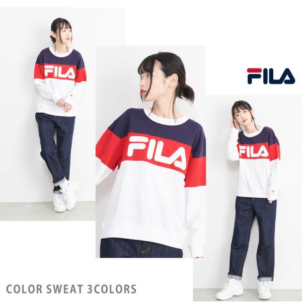 Fila フィラ トレーナー レディース スウェット 上 長袖 薄手 厚手 おしゃれ スポーツ ブランド Fl1505 Buyee 日本代购平台 产品购物网站大全 Buyee一站式代购 Bot Online