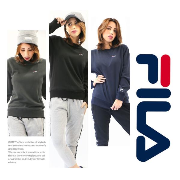 Outlet特価 トレーナー レディース Fila フィラ ブランド おしゃれ スポーツ 裏シャギー 長袖 黒 部屋着 Fl1608 Buyee Buyee Japanese Proxy Service Buy From Japan Bot Online
