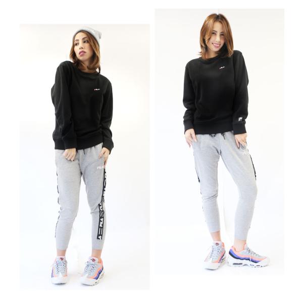 トレーナー レディース Fila フィラ ブランド おしゃれ スポーツ 裏シャギー 長袖 黒 部屋着 Fl1608 Buyee Buyee Japanese Proxy Service Buy From Japan Bot Online