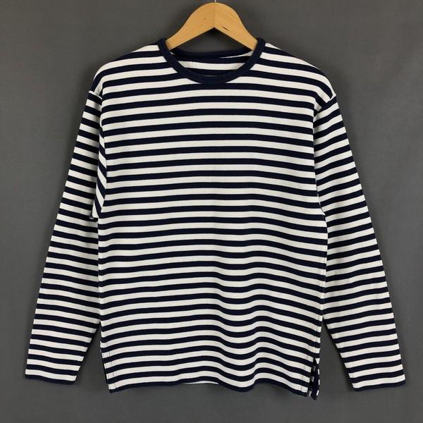 古着 ボーダーtシャツ マリンボーダー 長袖 ホワイト系 メンズm 中古 N N 古着lab2号店 通販 Yahoo ショッピング
